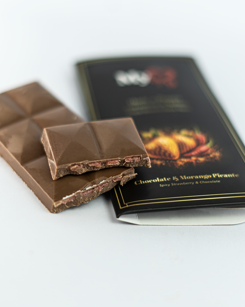 Mini Tablete Chocolate Afrodisíaco de Morango Pimenta - My69